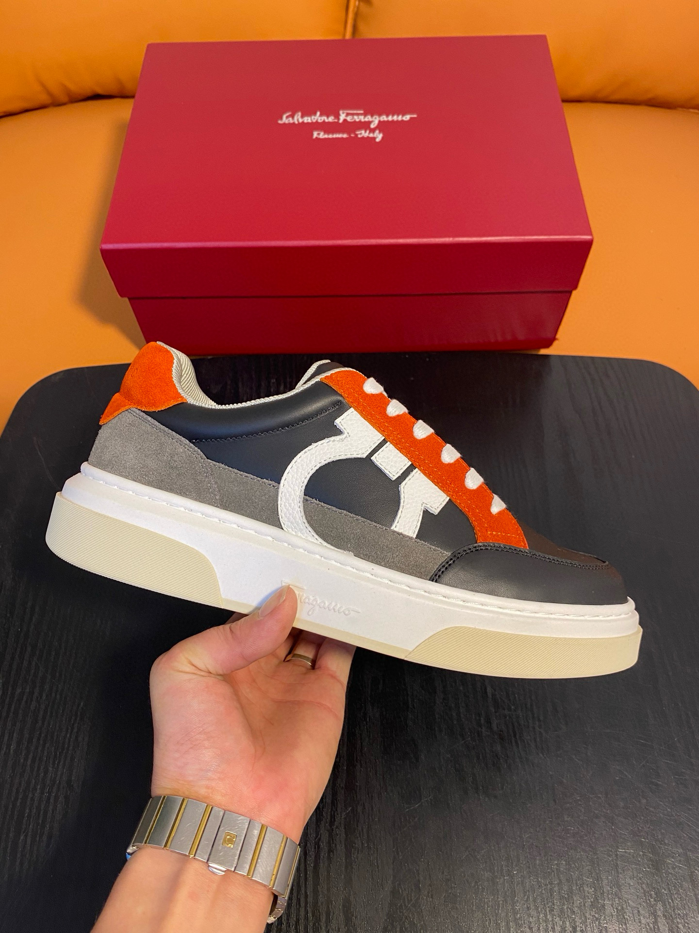 살바토레 페라가모 남자 신발 운동화 스니커즈