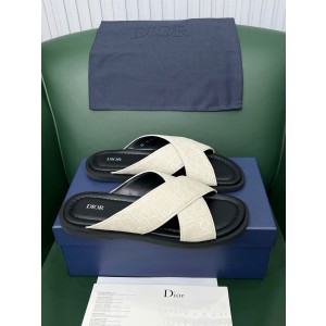 디올 남자 슬리퍼