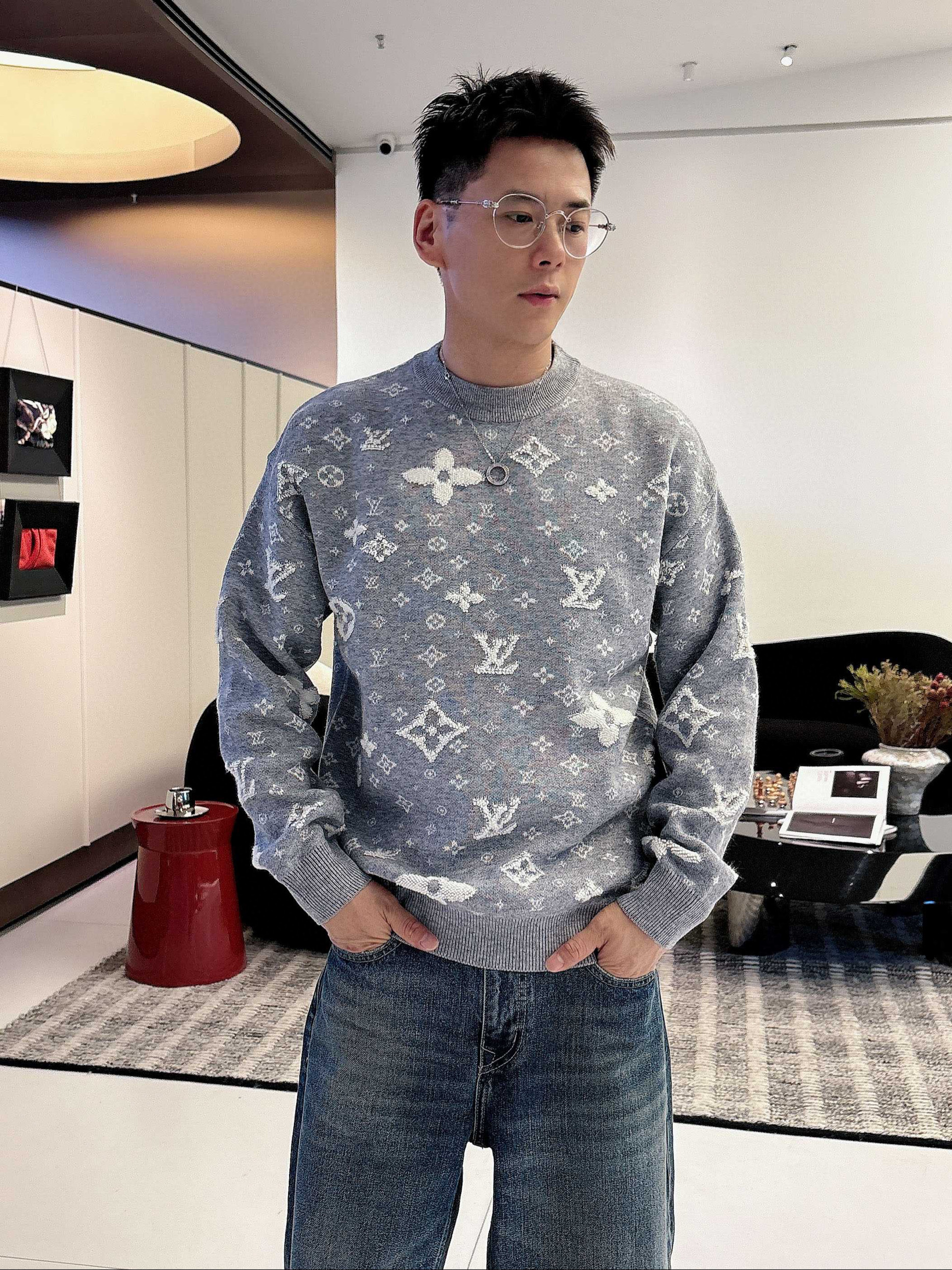 루이비통 남자 니트