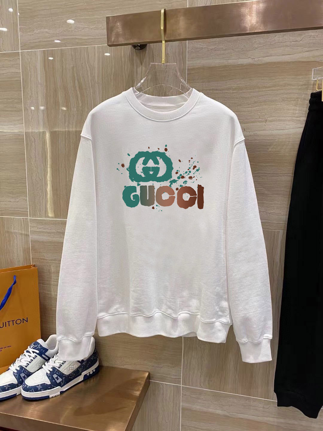 구찌 2컬러 남자 맨투맨 후드티