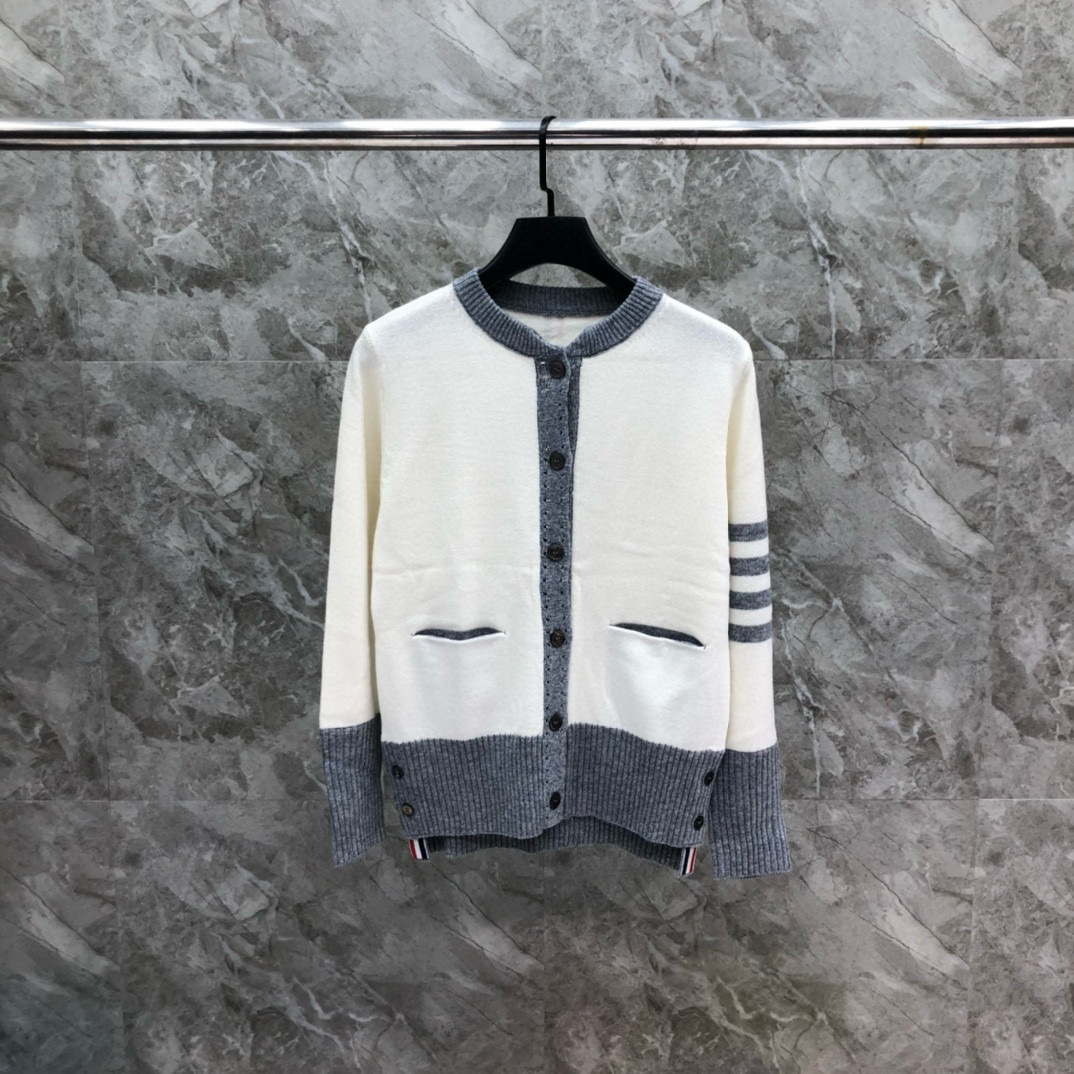 톰브라운 여자 양모 가디건