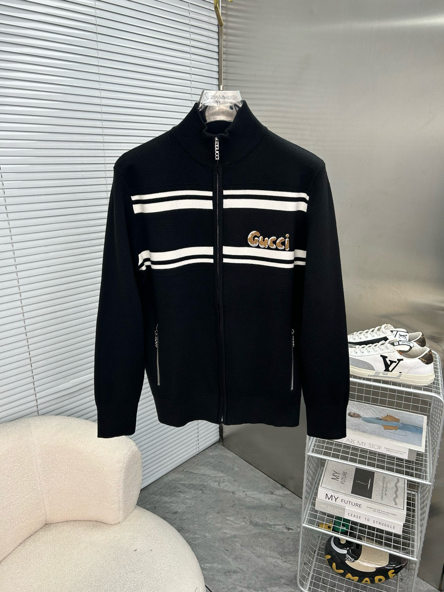 구찌 남자 가디건