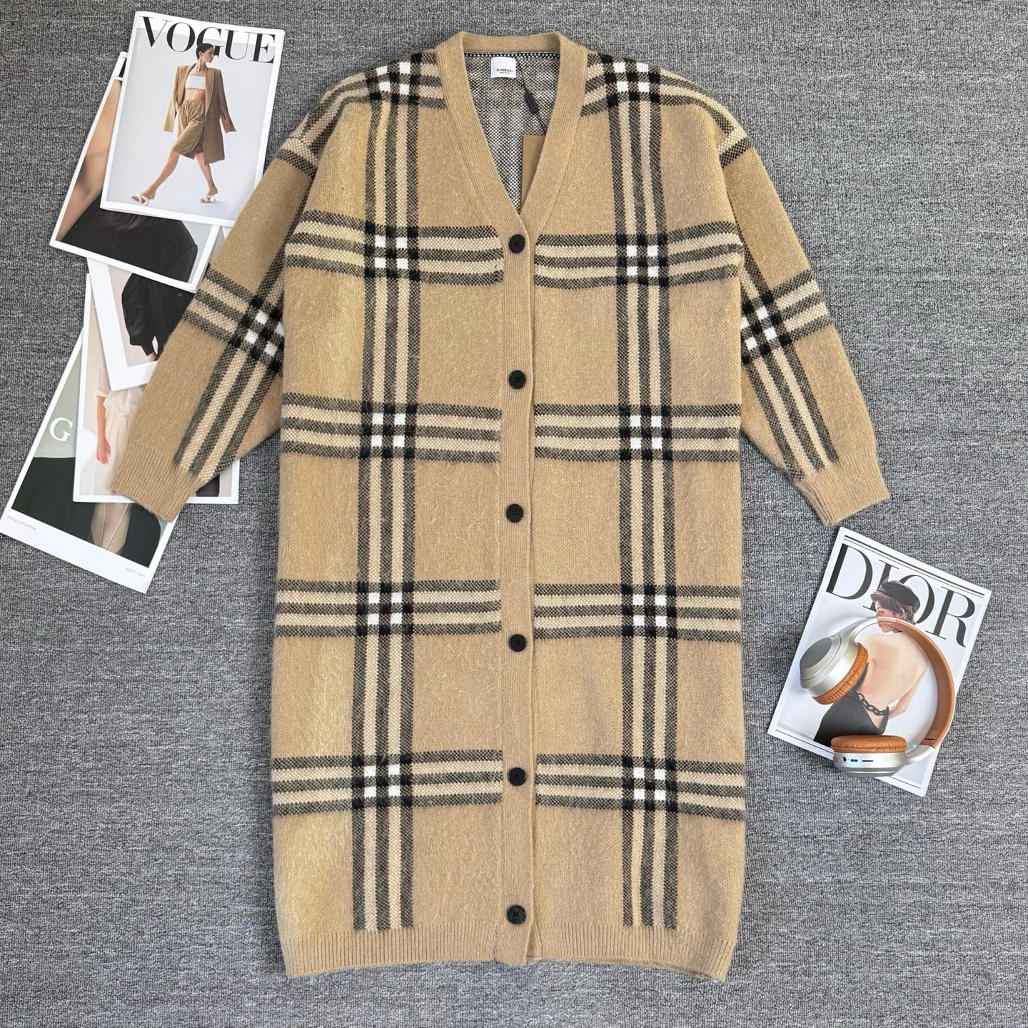 버버리 남자 가디건