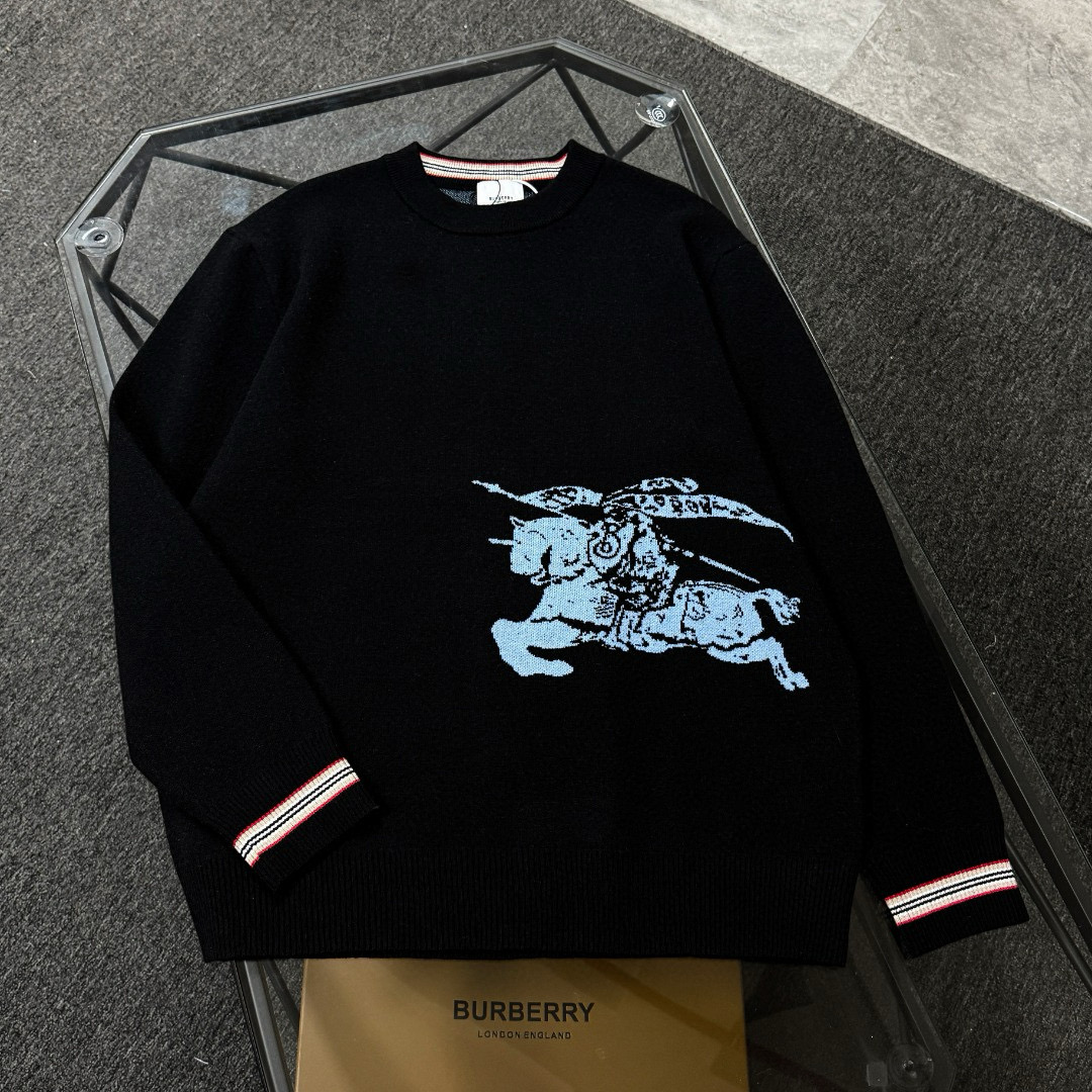 버버리 남자 니트