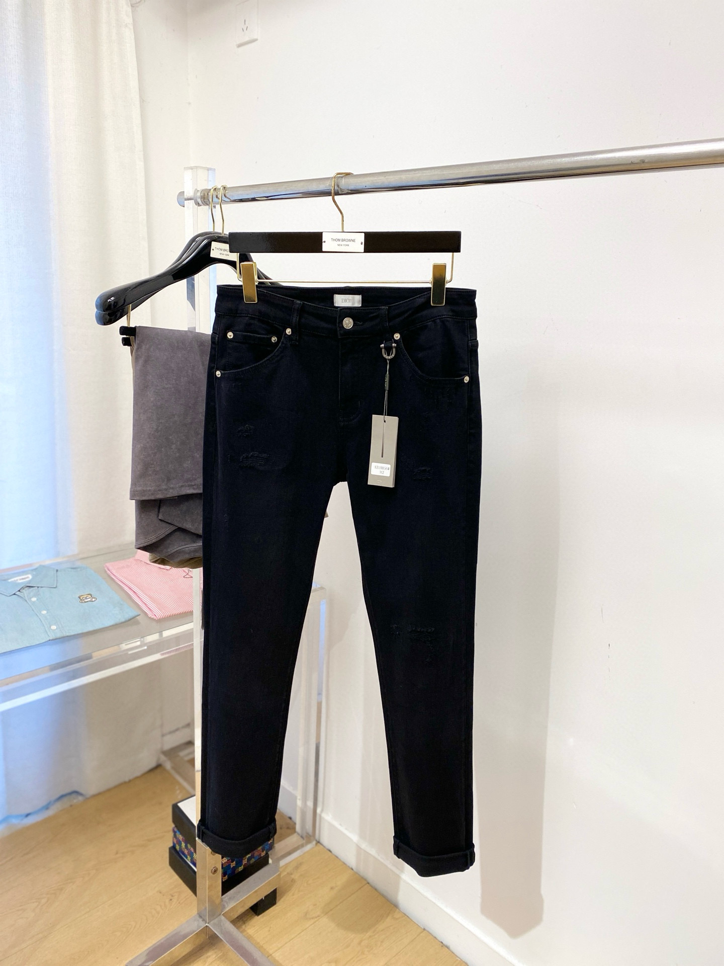 디올 남자 청바지