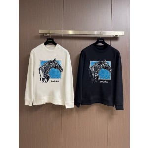 에르메스 2컬러 남자 맨투맨 후드티