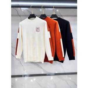 에르메스 3컬러 남자 니트