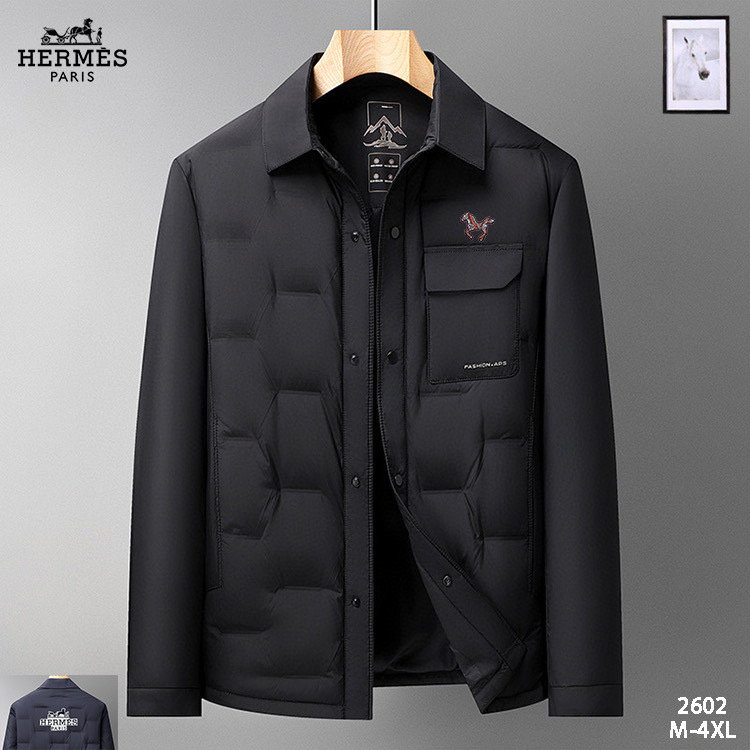 에르메스 3컬러 남자 패딩