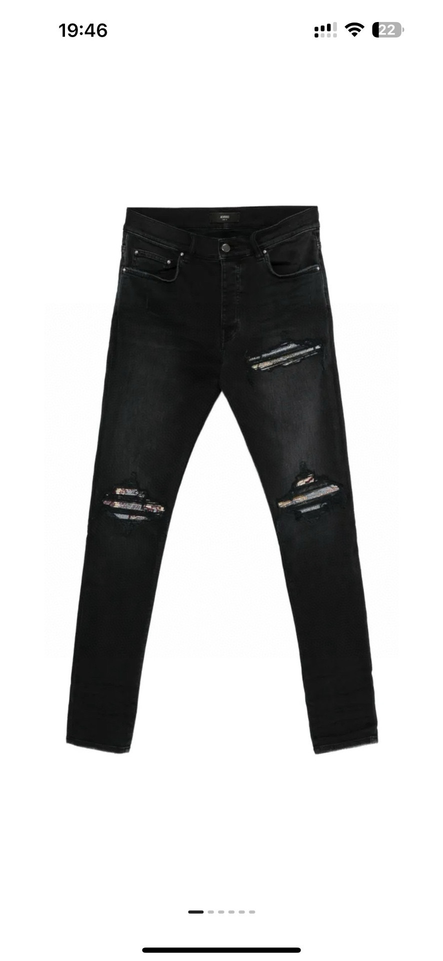 아미 아미리 남녀공용 청바지