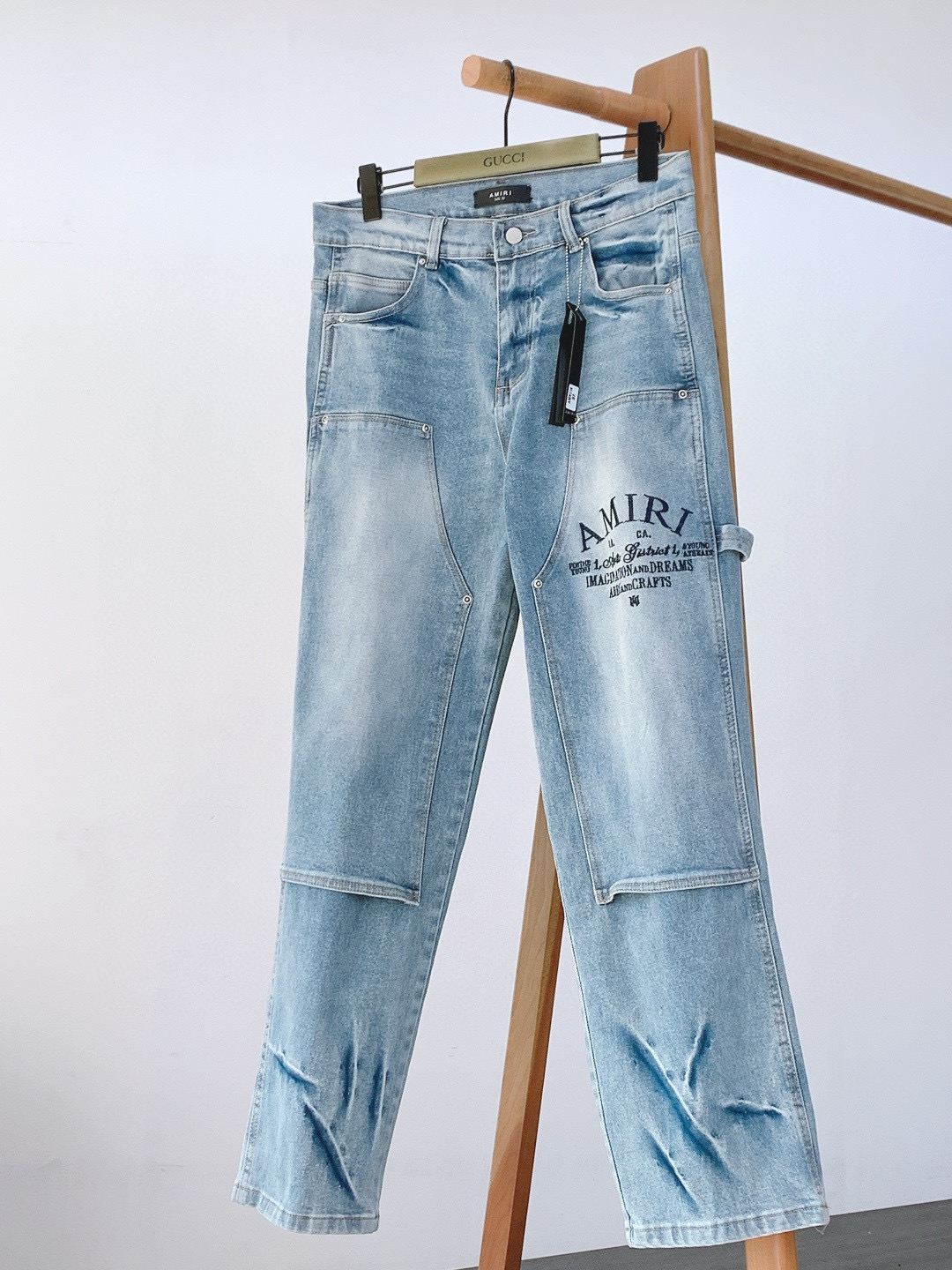 아미 아미리 남녀공용 청바지
