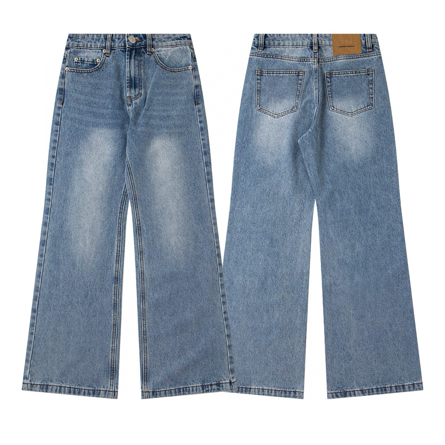 아미 아미리 남녀공용 청바지