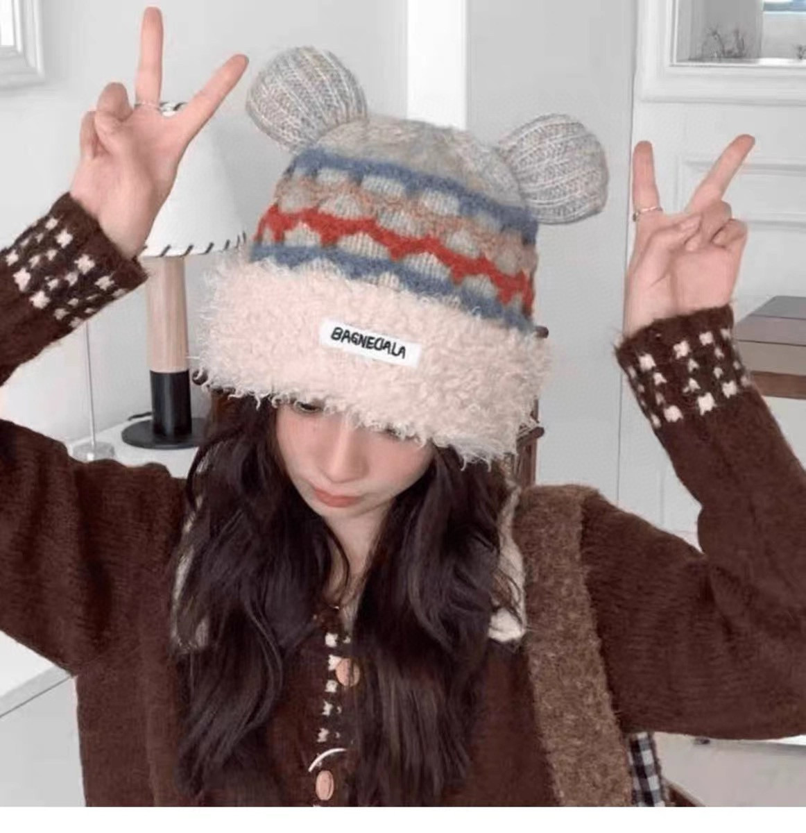 프라다 겨울 모자