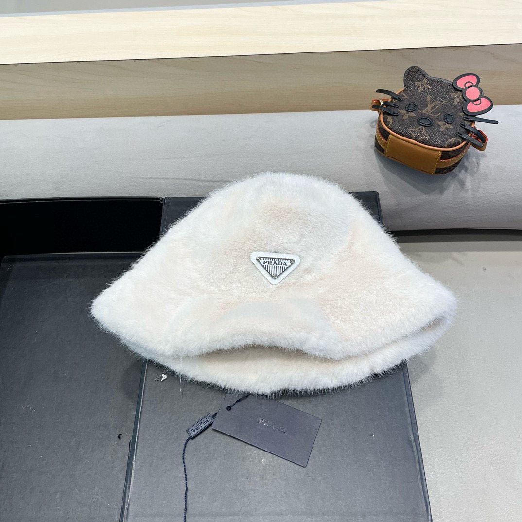 프라다 겨울 모자