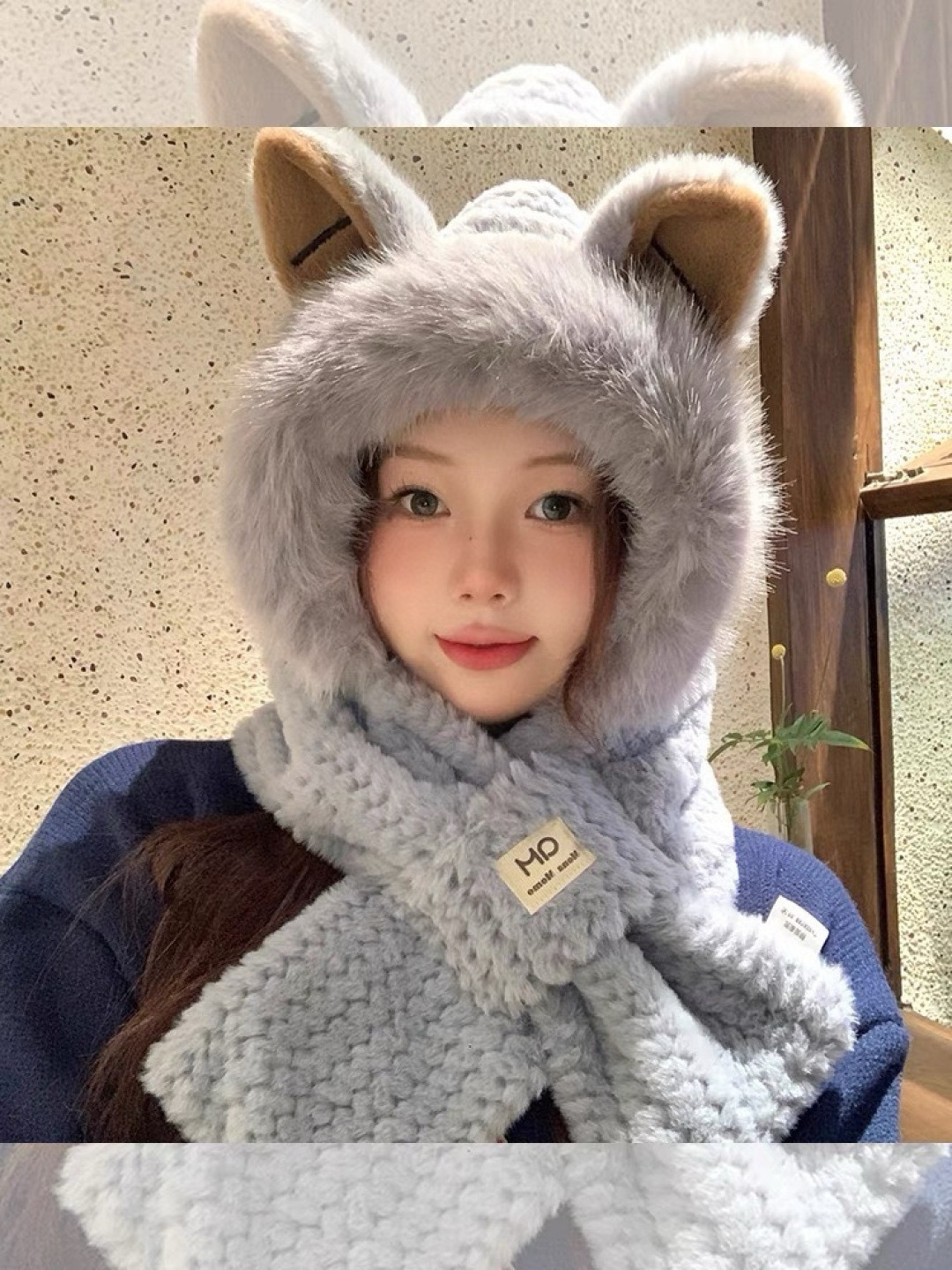 프라다 겨울 모자