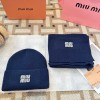 미우미우 겨울 모자 세트