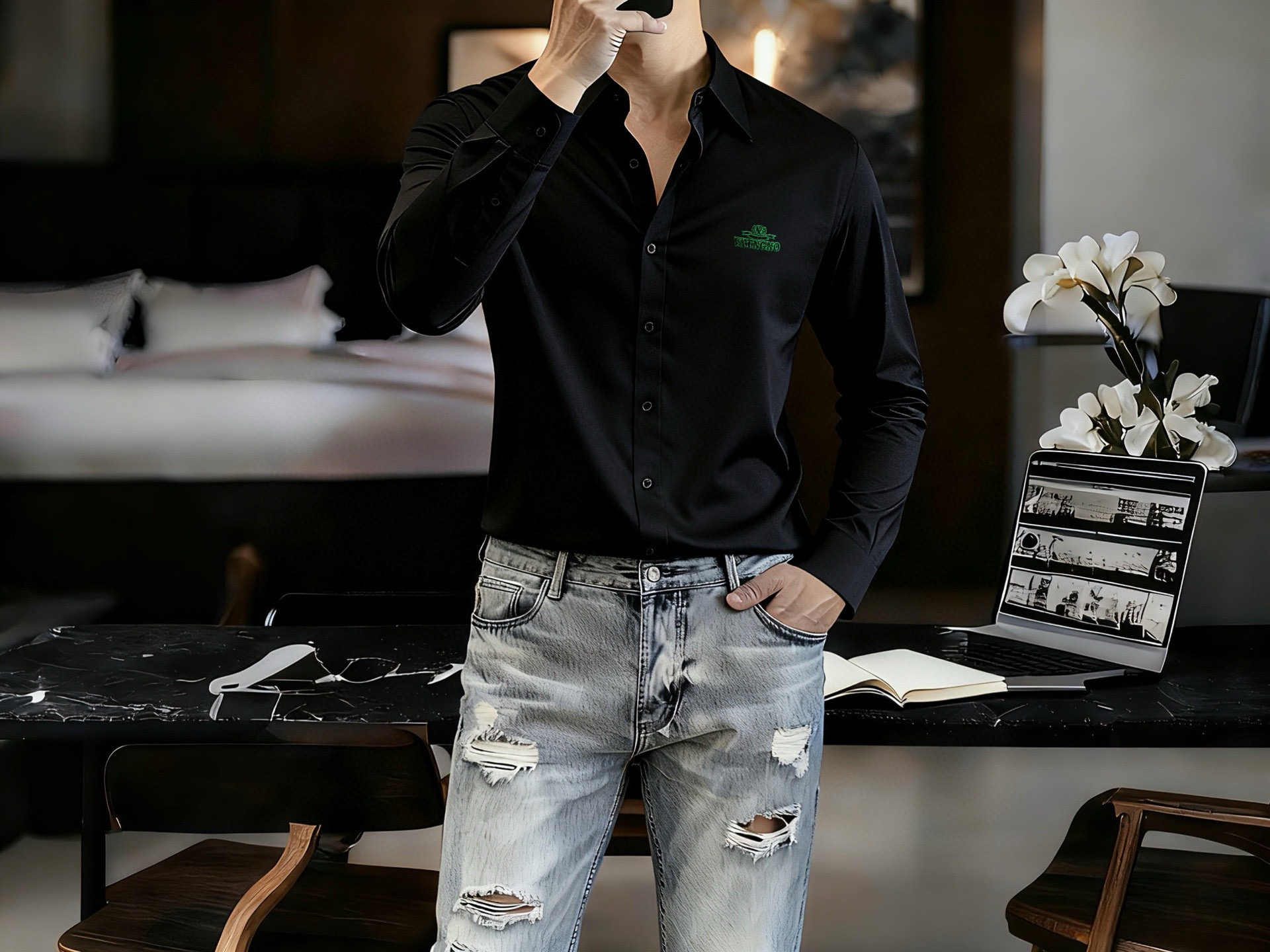 발렌티노 8컬러 남자 셔츠