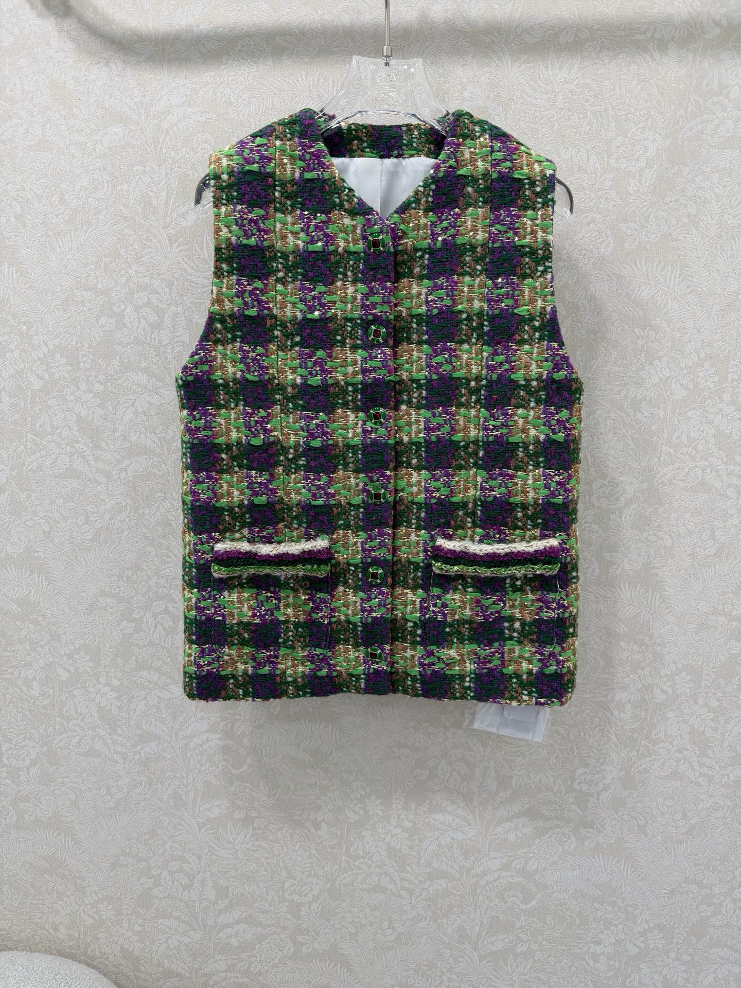 샤넬 여자 조끼