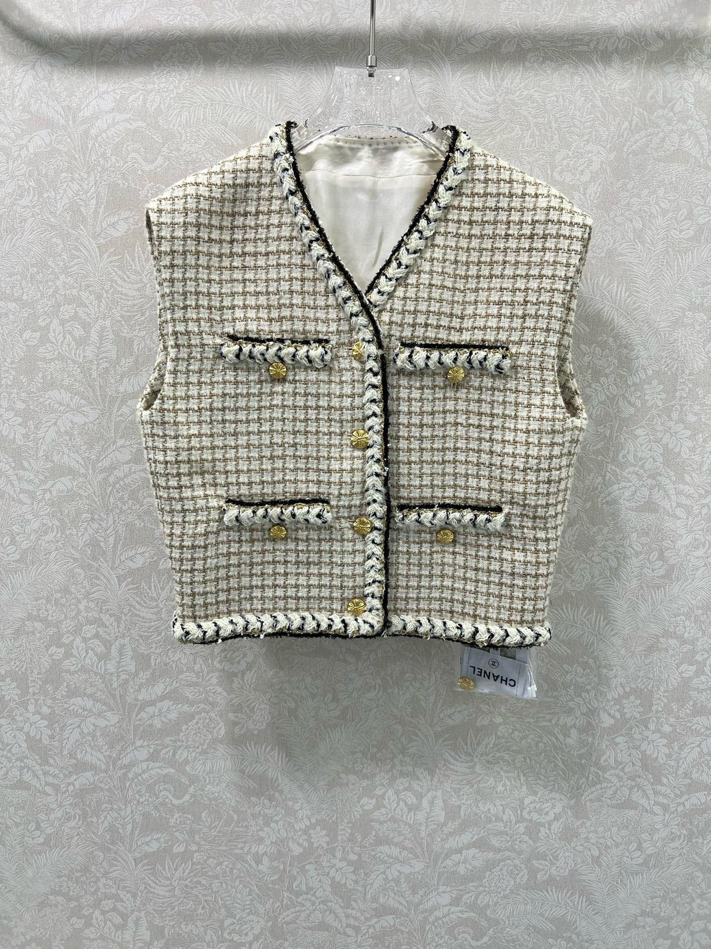 샤넬 여자 조끼