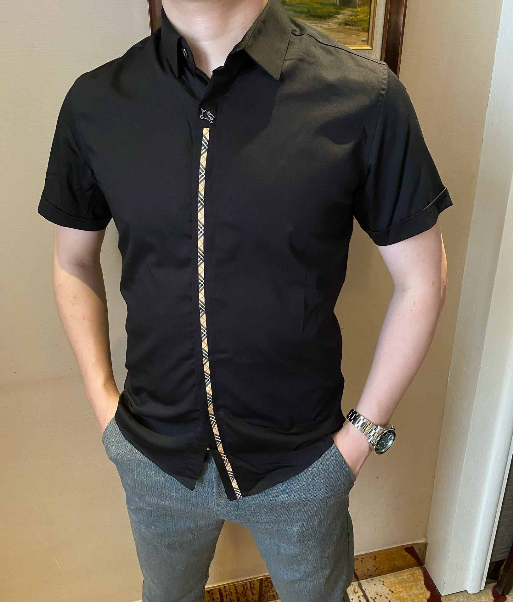 버버리 남자 셔츠