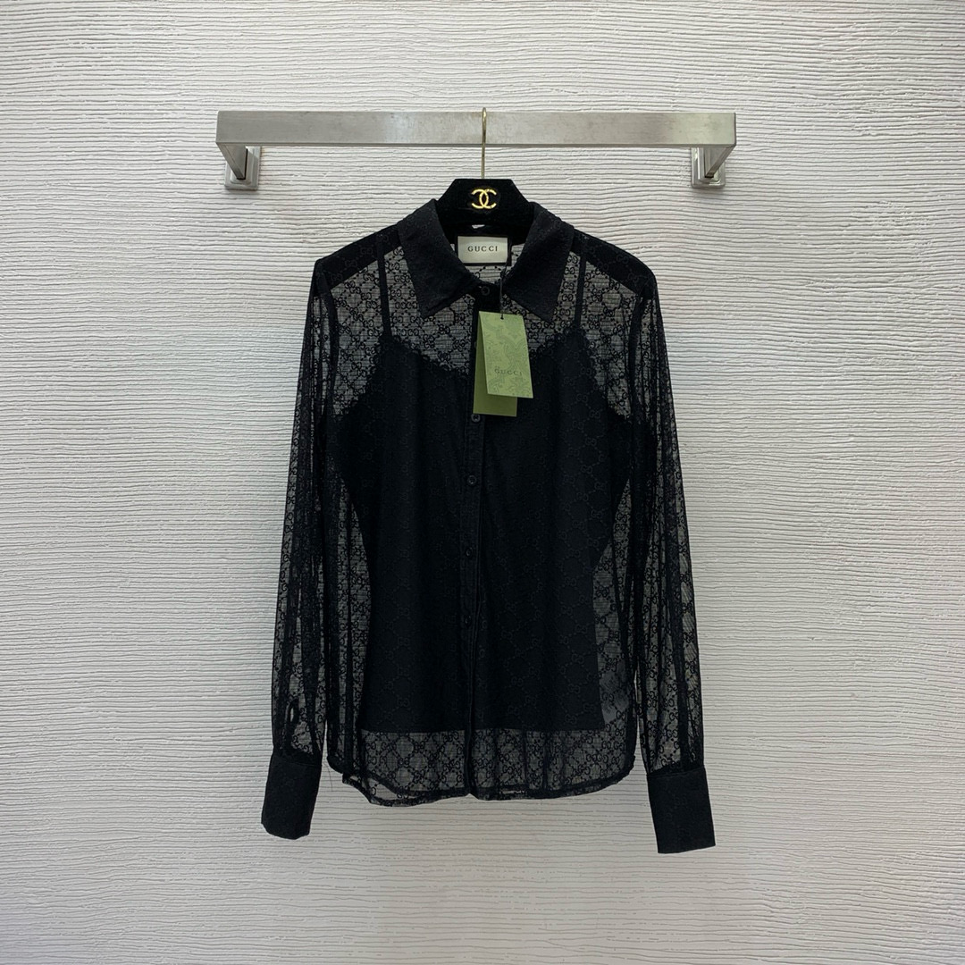 구찌 2컬러 여자 셔츠