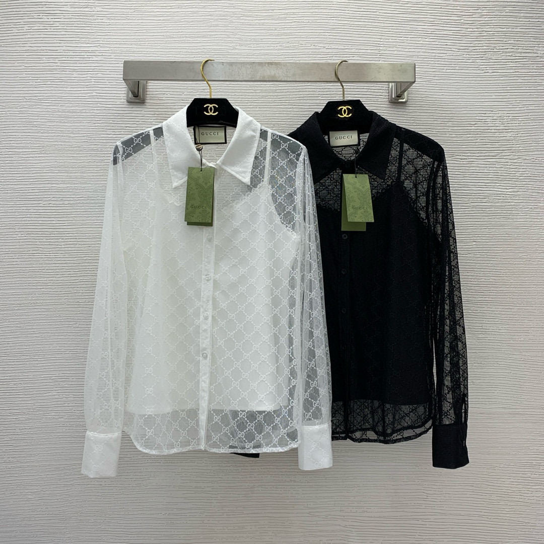 구찌 2컬러 여자 셔츠