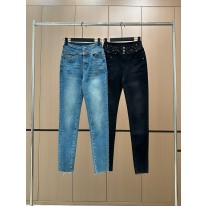 샤넬 2컬러 여자 청바지