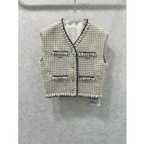 샤넬 여자 조끼