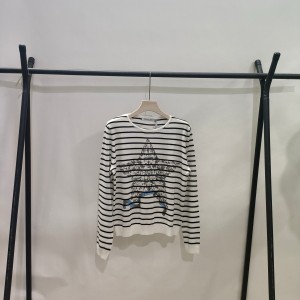 디올 2컬러 여자 후드티 맨투맨