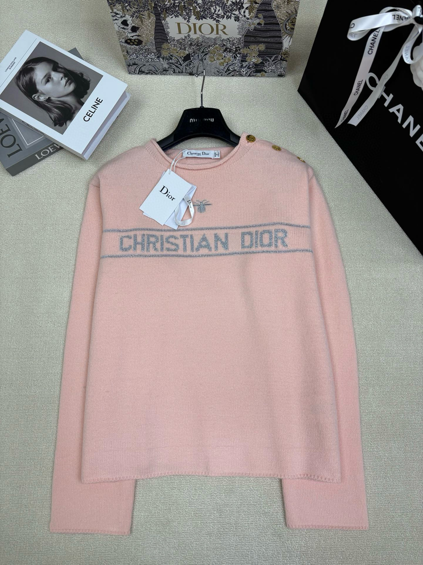 디올 여자 후드티 맨투맨