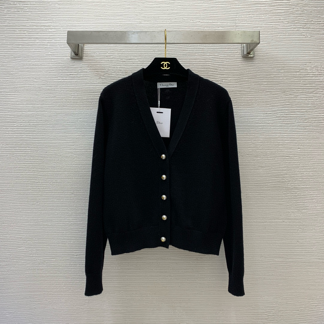 디올 2컬러 여자 가디건