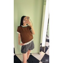 프라다 2컬러 여자 반팔