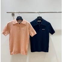 미우미우 2컬러 여자 반팔