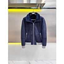 브루넬로 쿠치넬리 양가죽 자켓