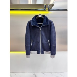 브루넬로 쿠치넬리 양가죽 자켓