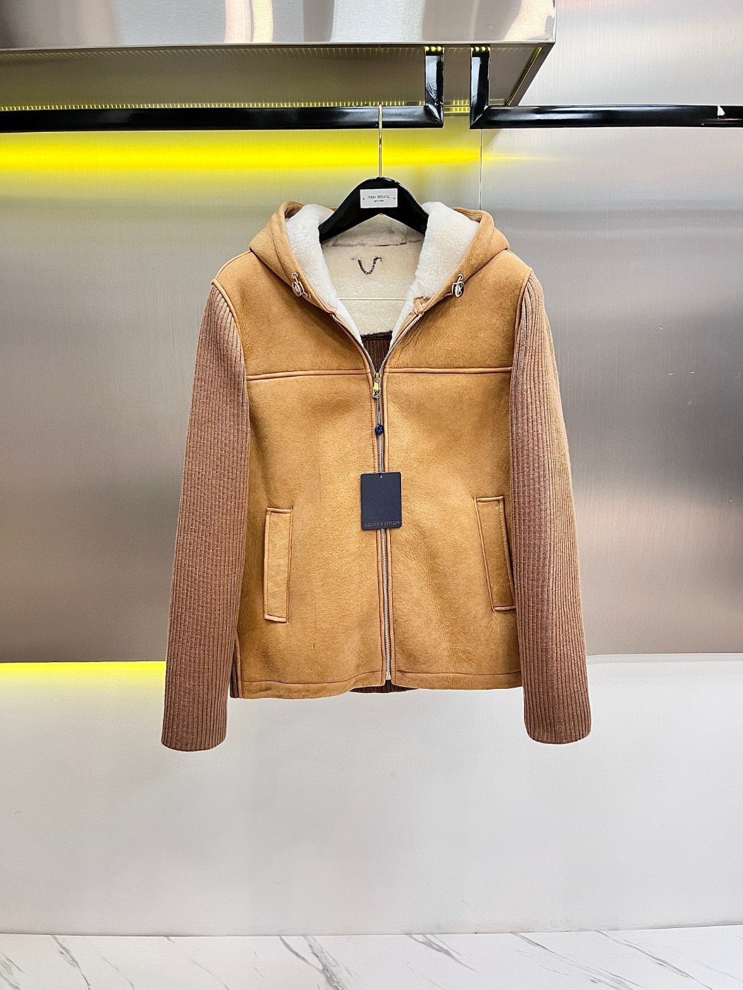 루이비통 양가죽 양모 자켓