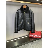 루이비통 양모 양모깃  자켓