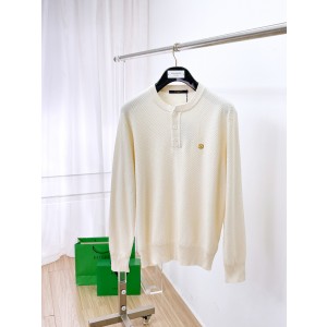 루이비통 2컬러 남자 양모 니트