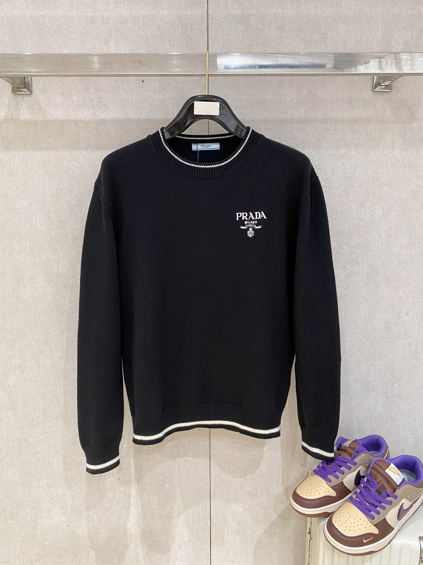 프라다 남자 양모 니트