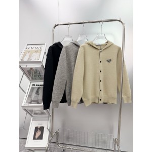 프라다 남자 양모 가디건 3컬러