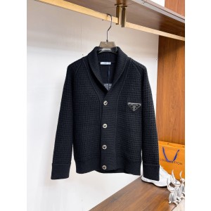 프라다 남자 양모 가디건
