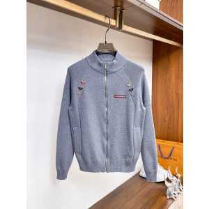 프라다 남자 양모 가디건