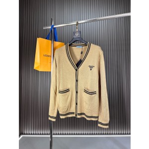 프라다 남자 양모 가디건