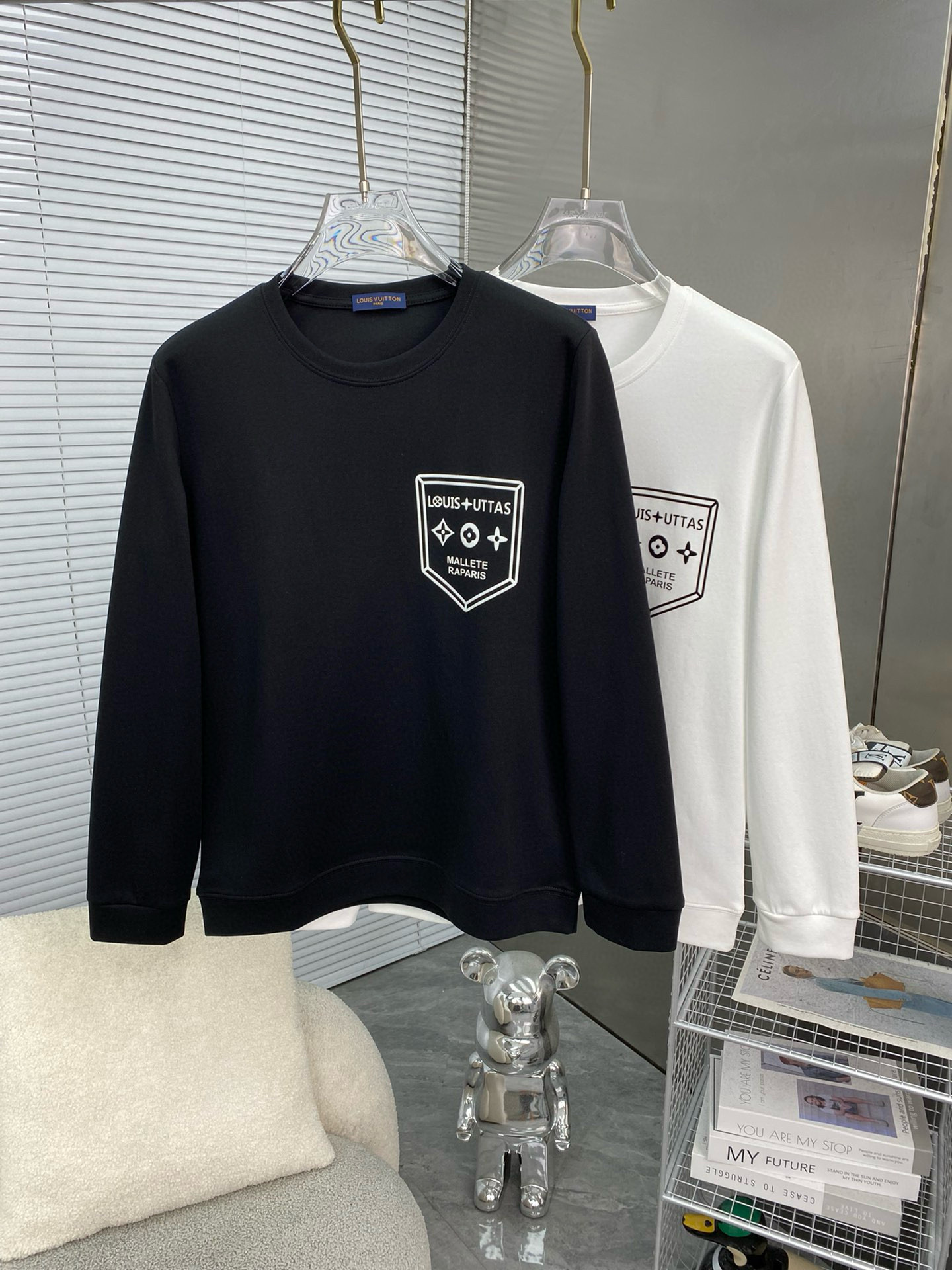 루이비통 2컬러 남자 맨투맨 후드티