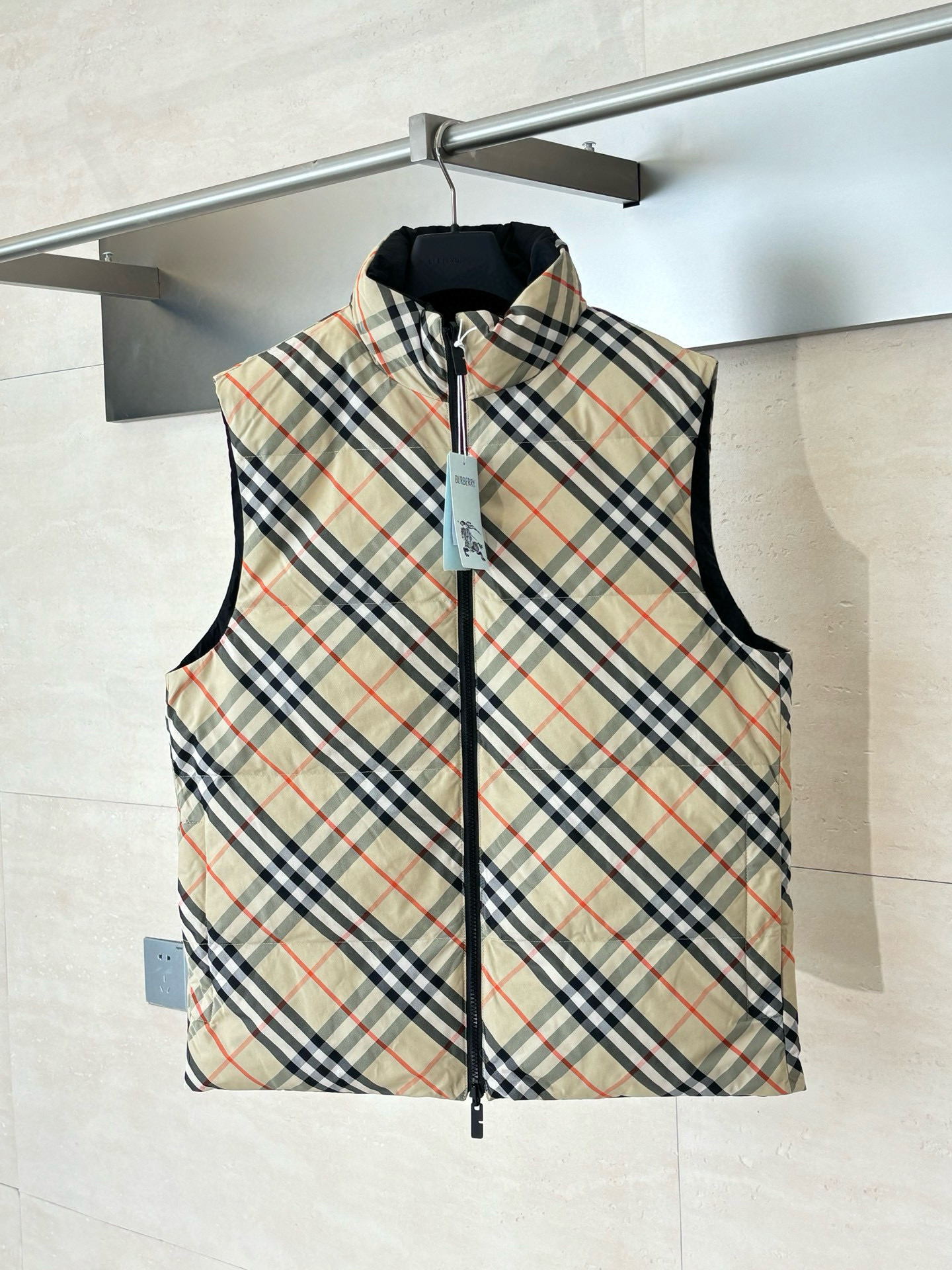 버버리 남자 조끼