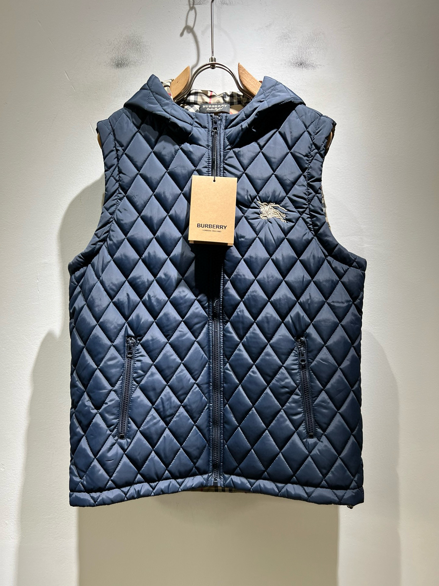 버버리 남자 조끼