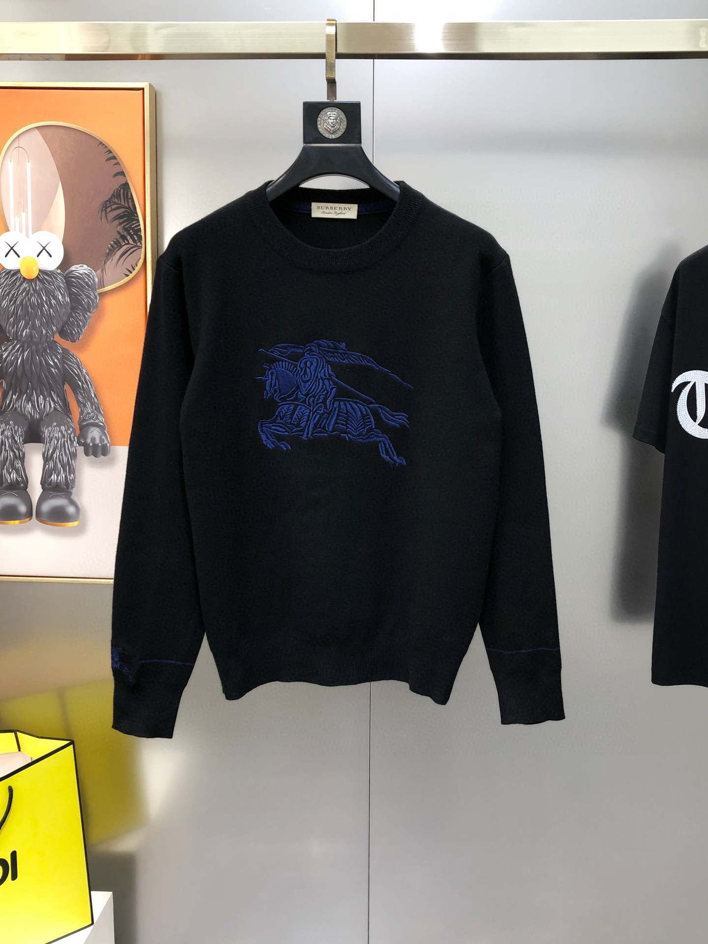 버버리 남자 양모 니트