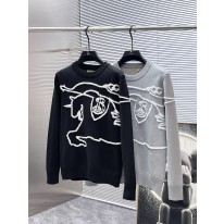 버버리  2컬러 남자 양모 니트