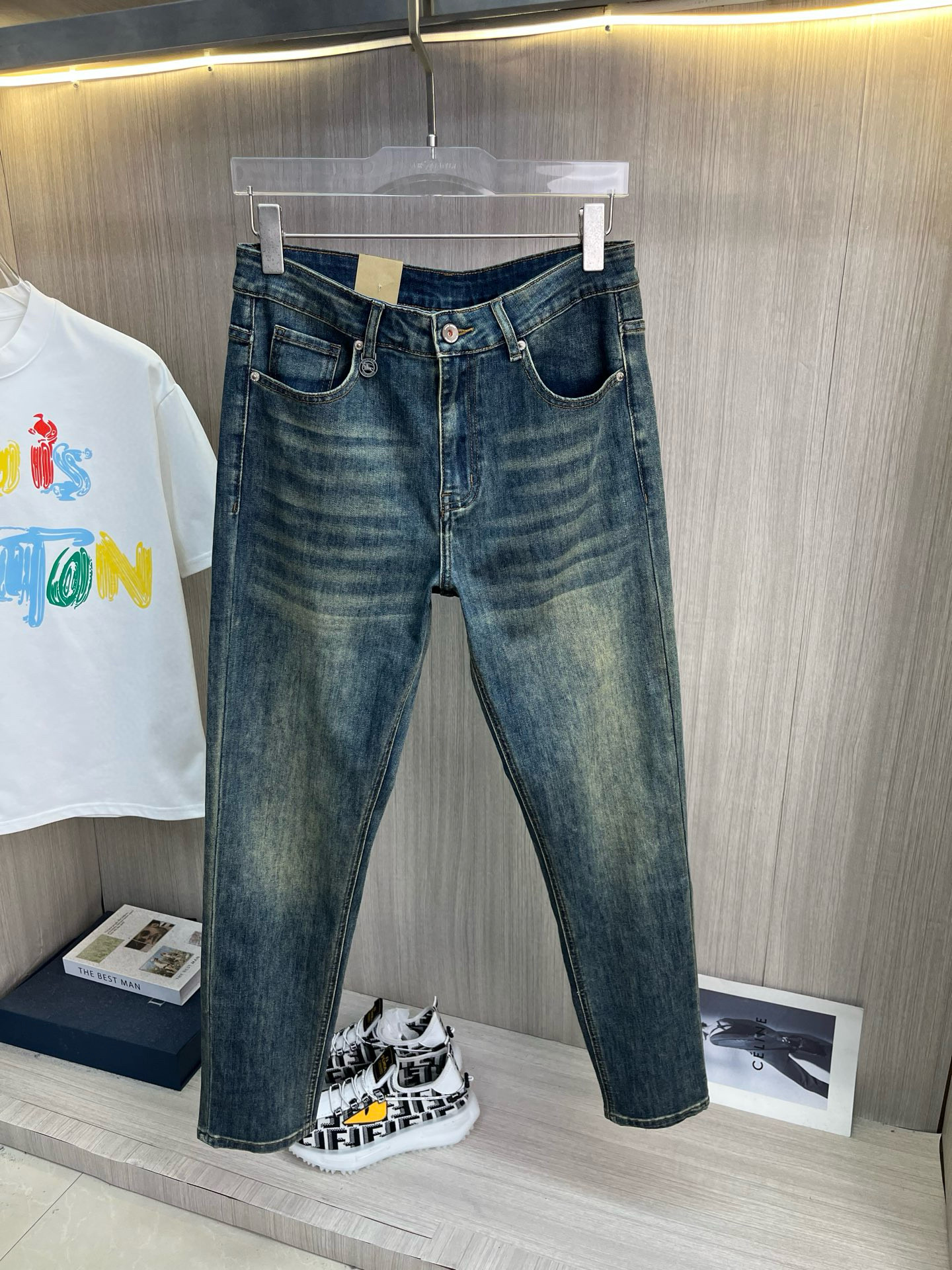 버버리 남자 청바지