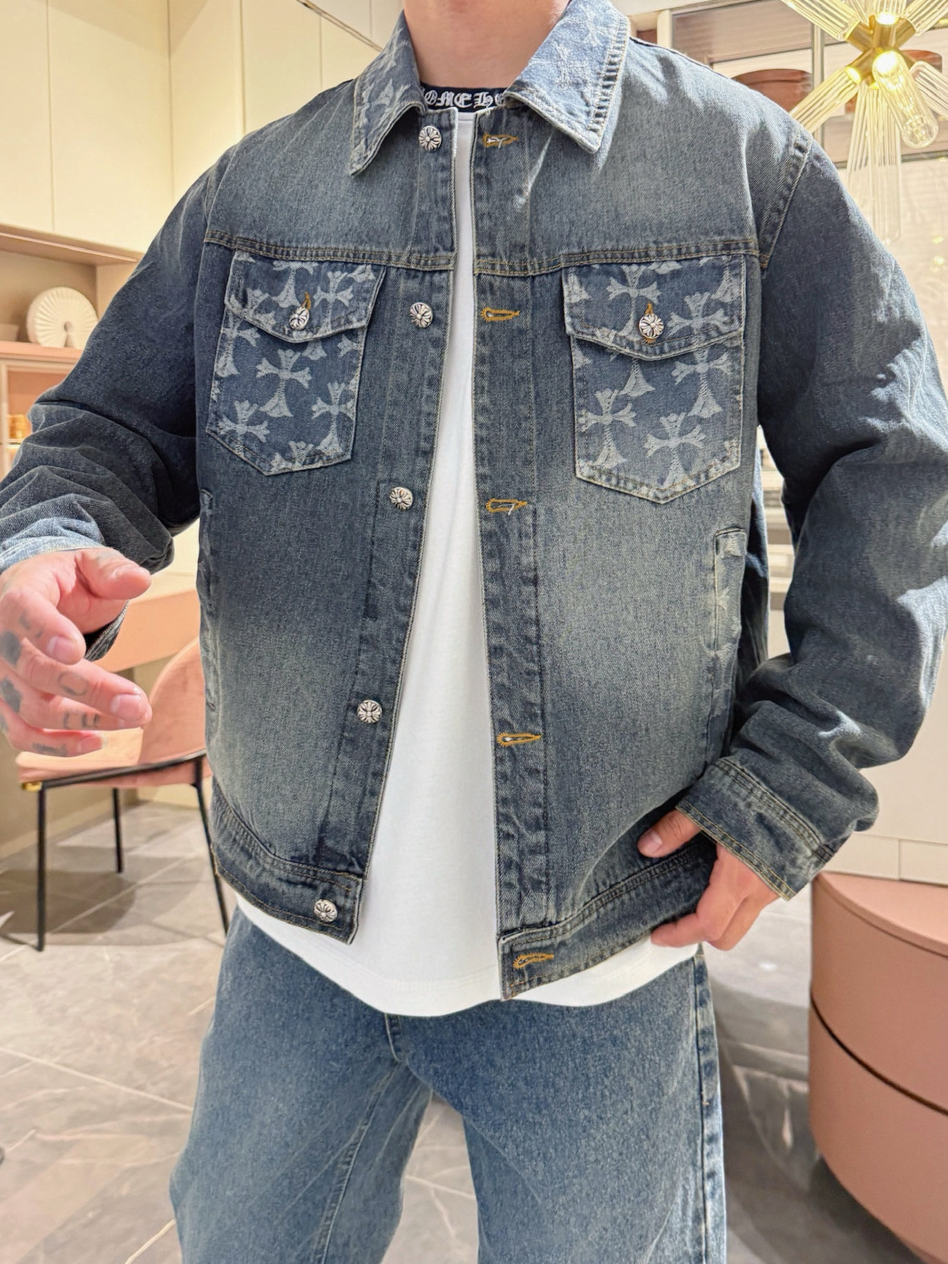 크롬하츠 남자 자켓