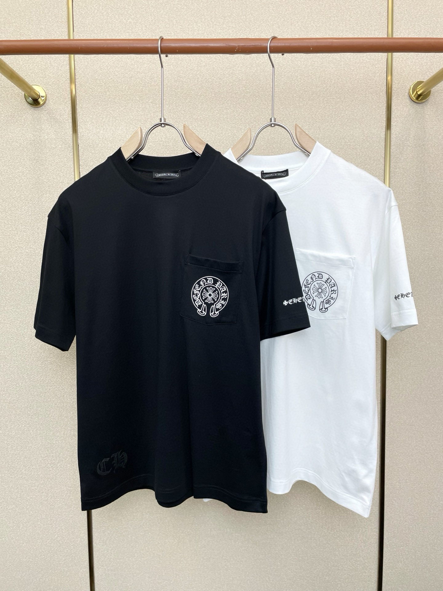 크롬하츠 2컬러 남자 반팔티